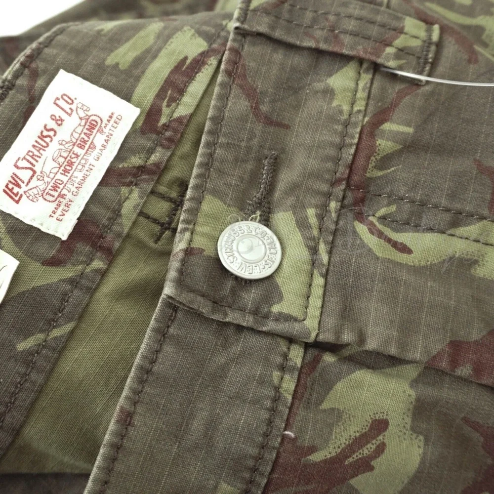 Levi's Men's 502 Taper Fit Hybrid Cargo Pants 795100019 Camo Multi Size 34x32